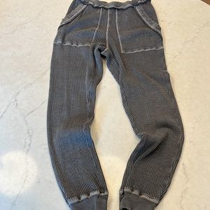 Sundance Galina thermal waffle joggers size xs